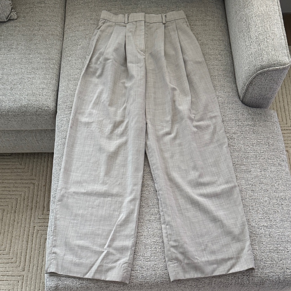 COS Light Gray Wide Leg Pants